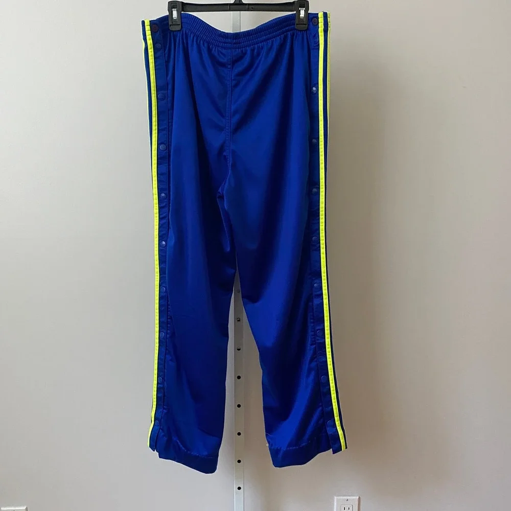 Adidas Sporty Rugged Relaxed Performance Outdoors Track Pants Large Blue